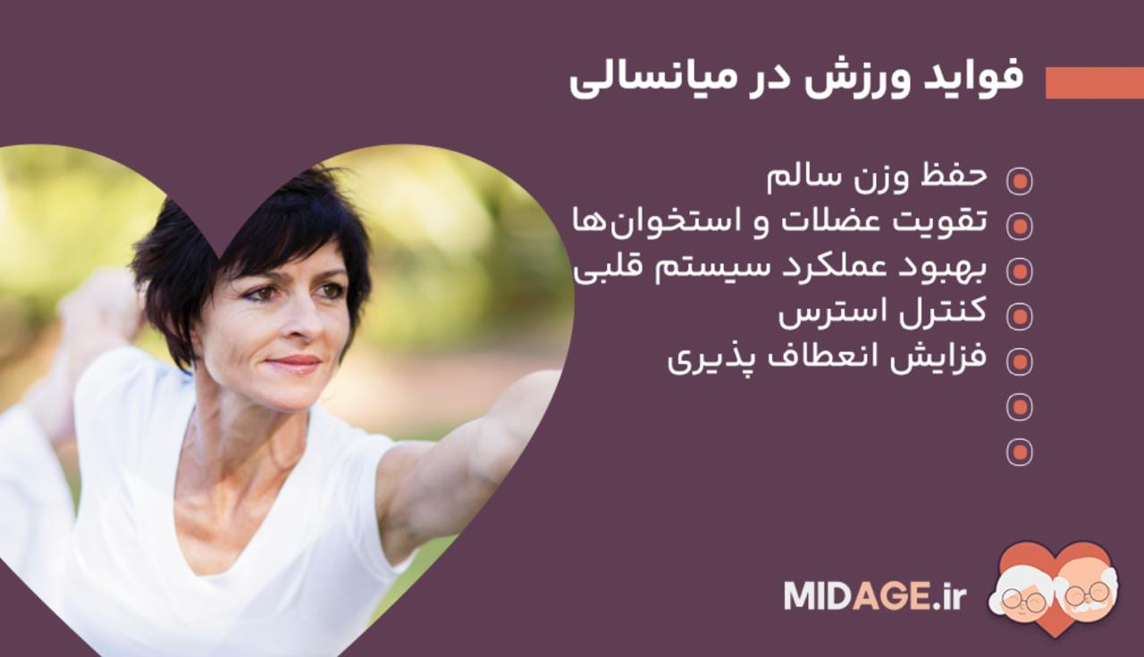 ورزش در میانسالی