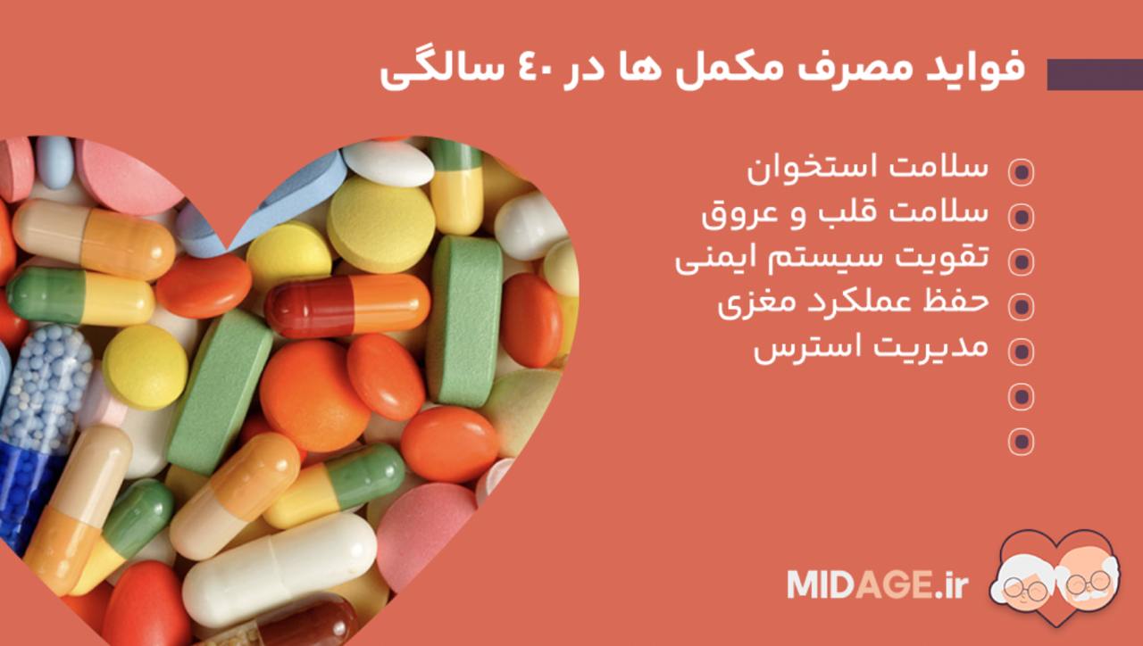 مکمل بالای ۴۰ سال