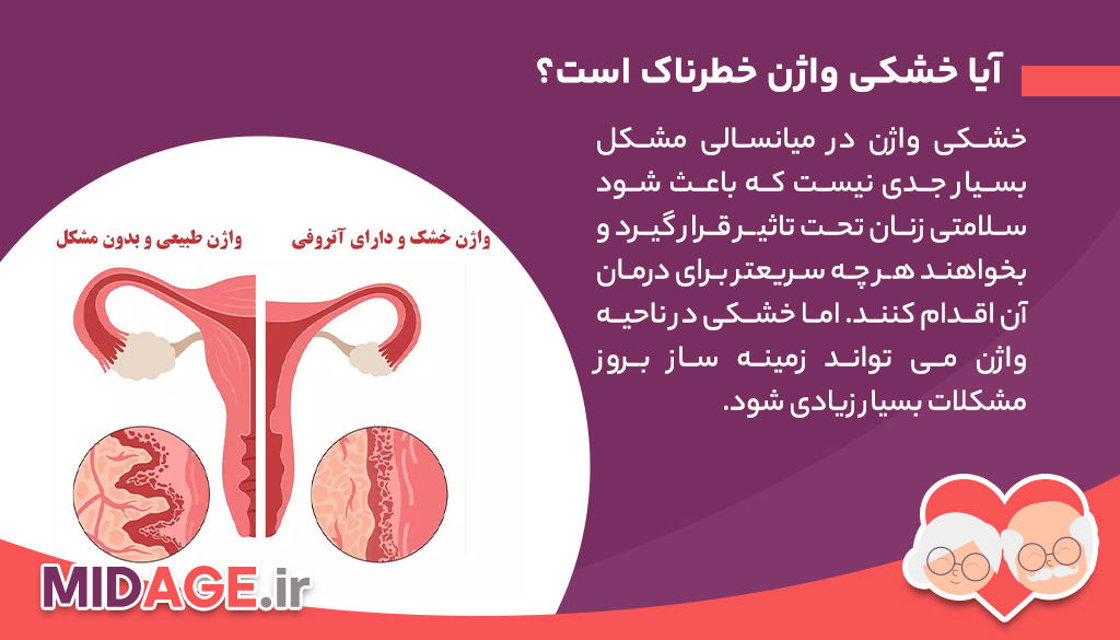 خشکی واژن در میانسالی، مشکلی که باید هر چه زودتر رفع شود!