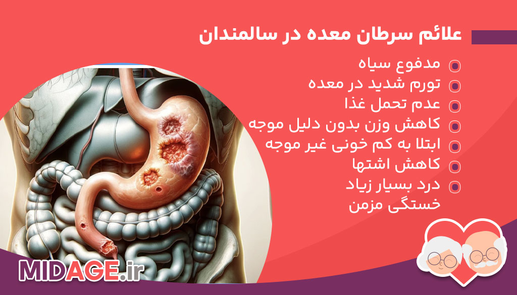 علایم سرطان معده