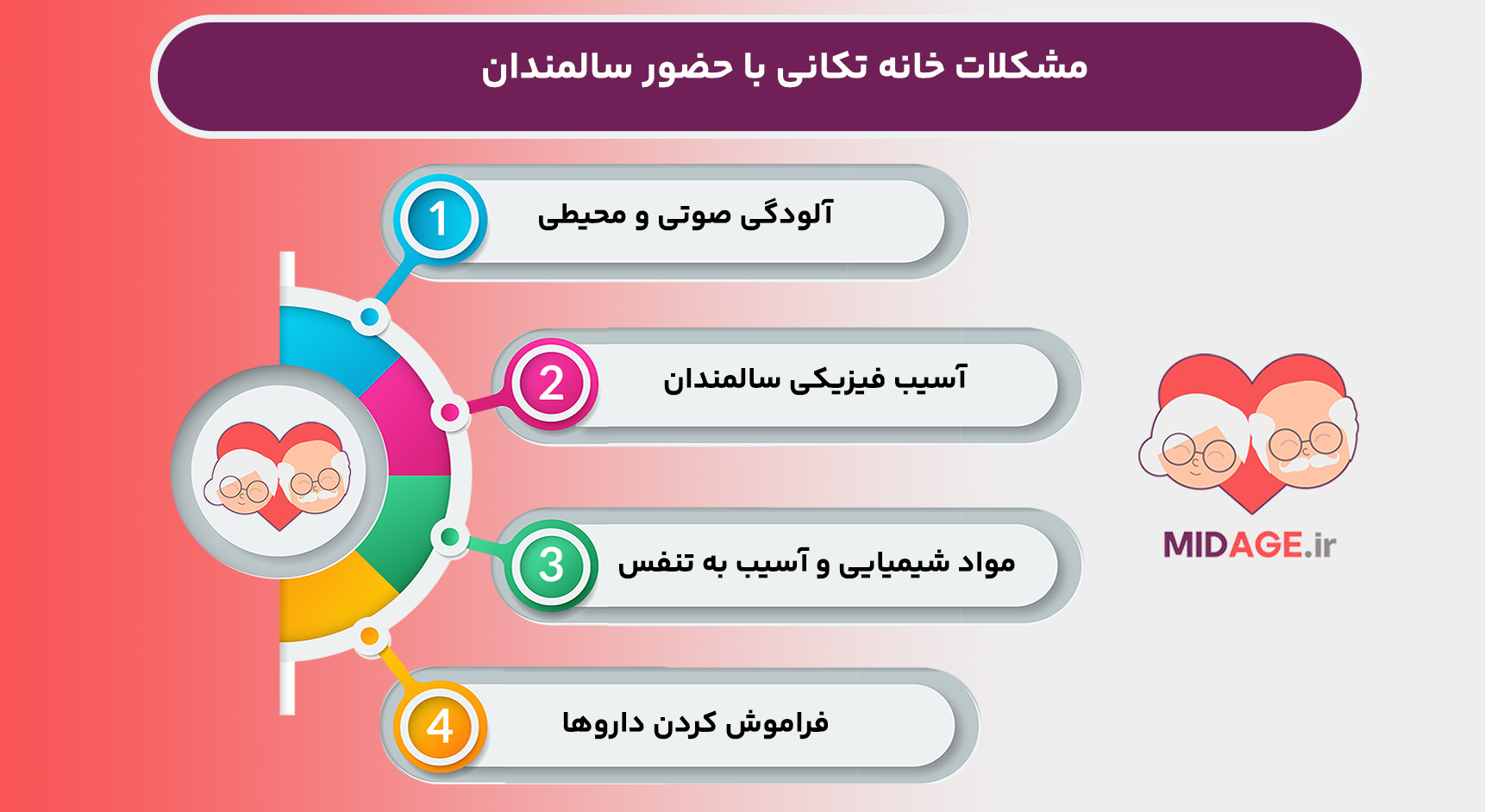 مشکلات خانه تکانی با حضور سالمندان