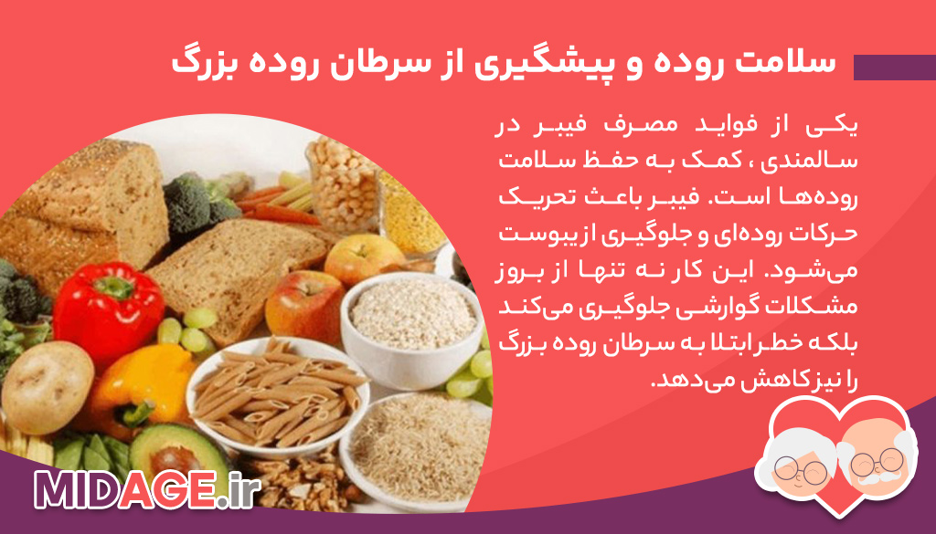 فواید مصرف فیبر در سالمندی ، مواردی مهم که باید بدانید!