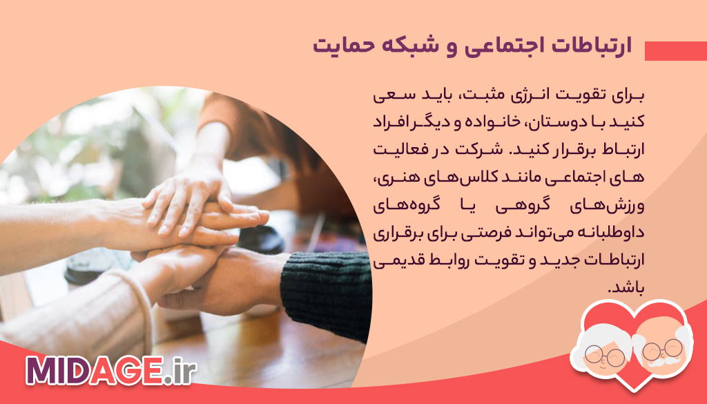 راهکارهای تقویت انرژی مثبت در میانسالی