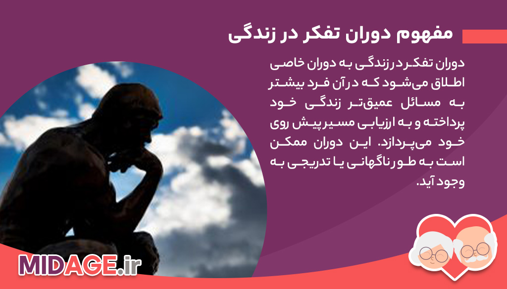 دوران تفکر در زندگی چه موقع است؟