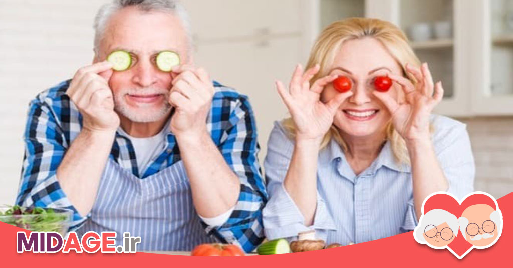 رژیم غذایی سالم در سالمندی+ 5 مسئله که باید بدانید
