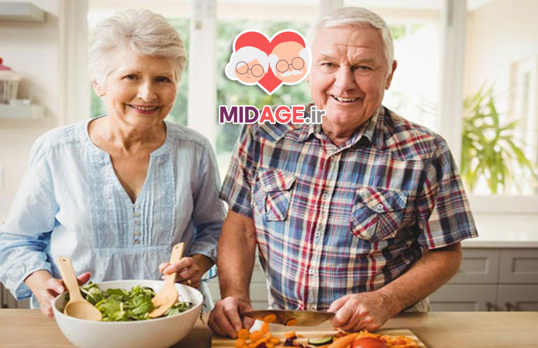 رژیم غذایی سالم در سالمندی+ 5 مسئله که باید بدانید
