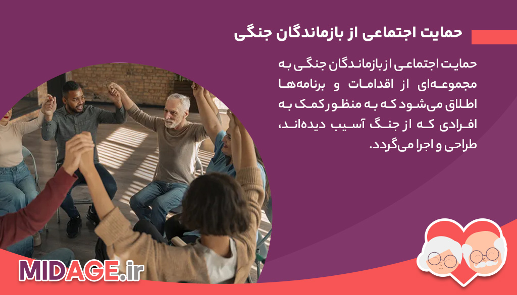 حمایت اجتماعی از بازماندگان جنگی