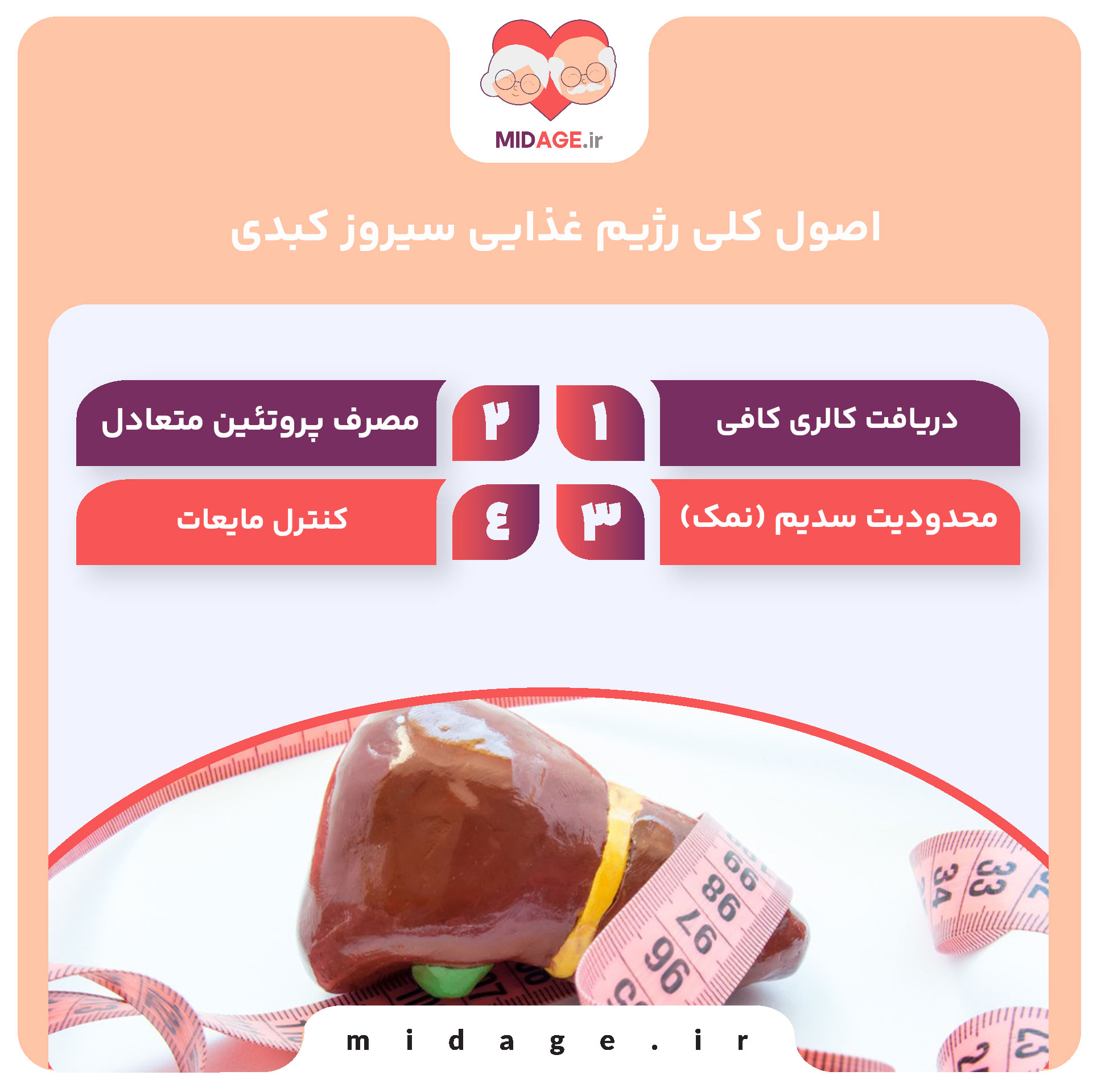 رژیم غذایی سیروز کبدی؛ گامی حیاتی برای مدیریت بیماری کبد