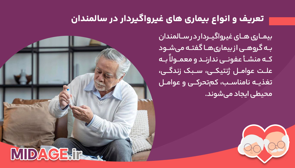 بیماری های غیرواگیردار در سالمندان: چالشها و راهکارها بیماری های غیرواگیردار در سالمندان: چالشها و راهکارها