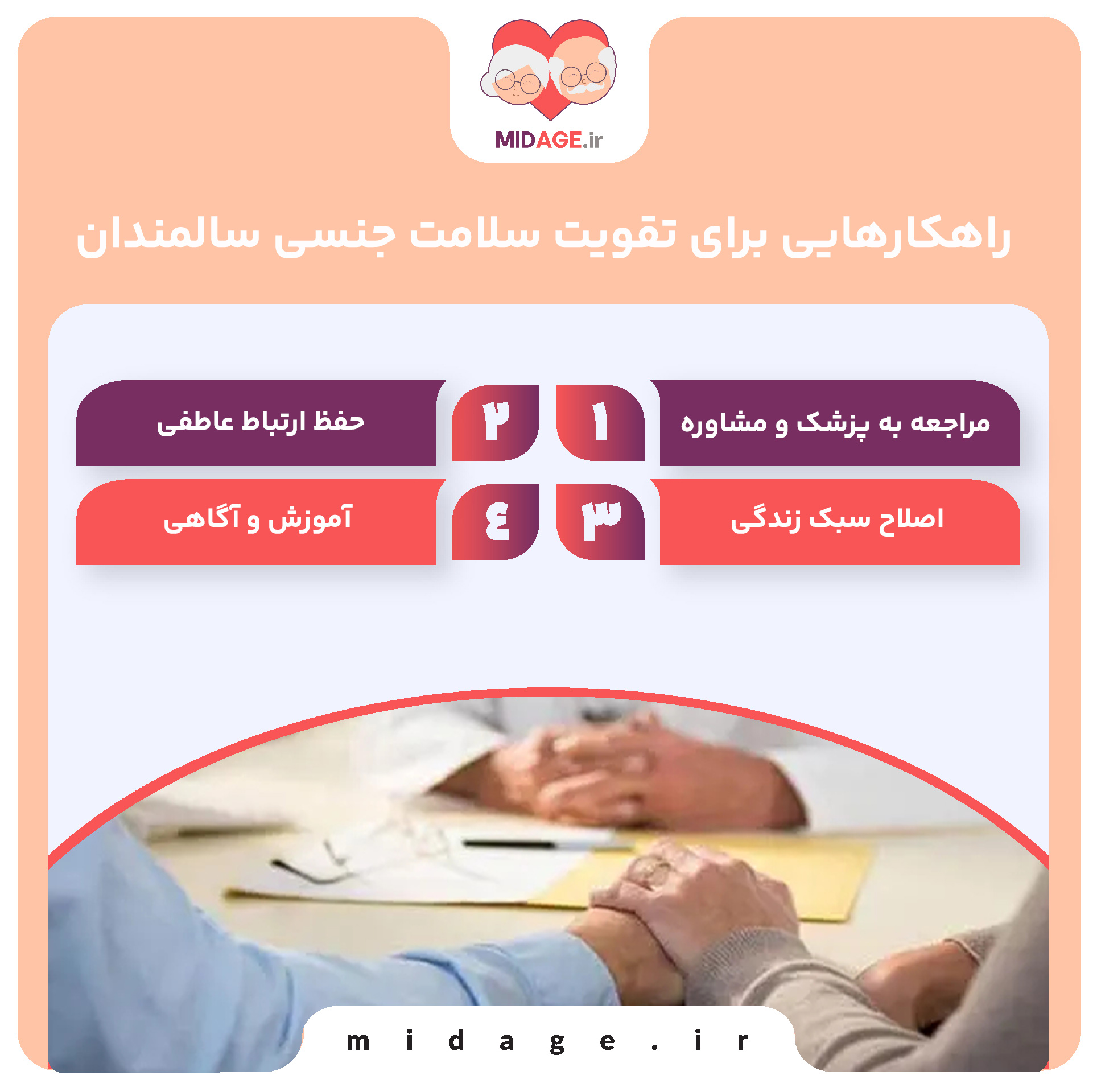 سلامت جنسی سالمندان: نیازی طبیعی، حقی واقعی سلامت جنسی سالمندان: نیازی طبیعی، حقی واقعی