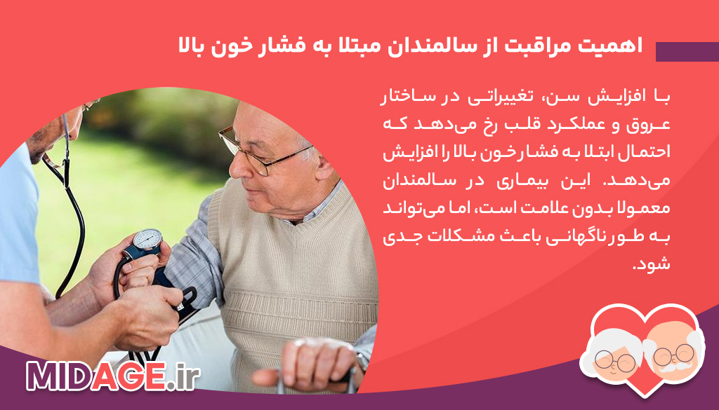 مراقبت از سالمندان مبتلا به فشار خون بالا: چالشها، اهمیت و راهکارهای موثر مراقبت از سالمندان مبتلا به فشار خون بالا: چالشها، اهمیت و راهکارهای موثر
