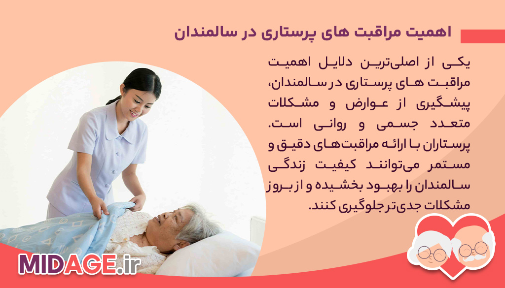 مراقبت های پرستاری در سالمندان مراقبت های پرستاری در سالمندان