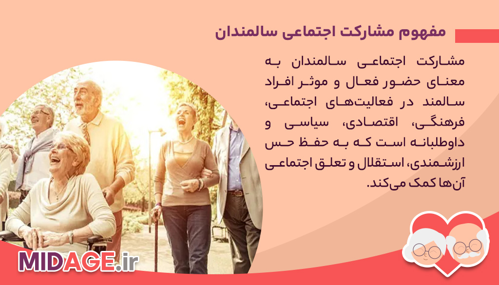 مشارکت اجتماعی سالمندان: راهی به سوی سلامت و نشاط در دوره سالمندی مشارکت اجتماعی سالمندان: راهی به سوی سلامت و نشاط در دوره سالمندی