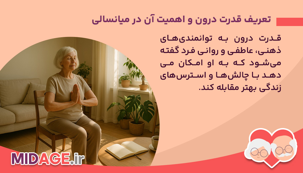 تعریف قدرت درون و اهمیت آن در میانسالی