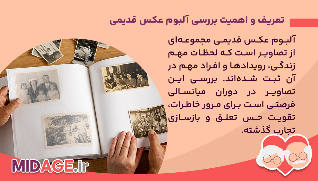 تعریف و اهمیت بررسی آلبوم عکس قدیمی