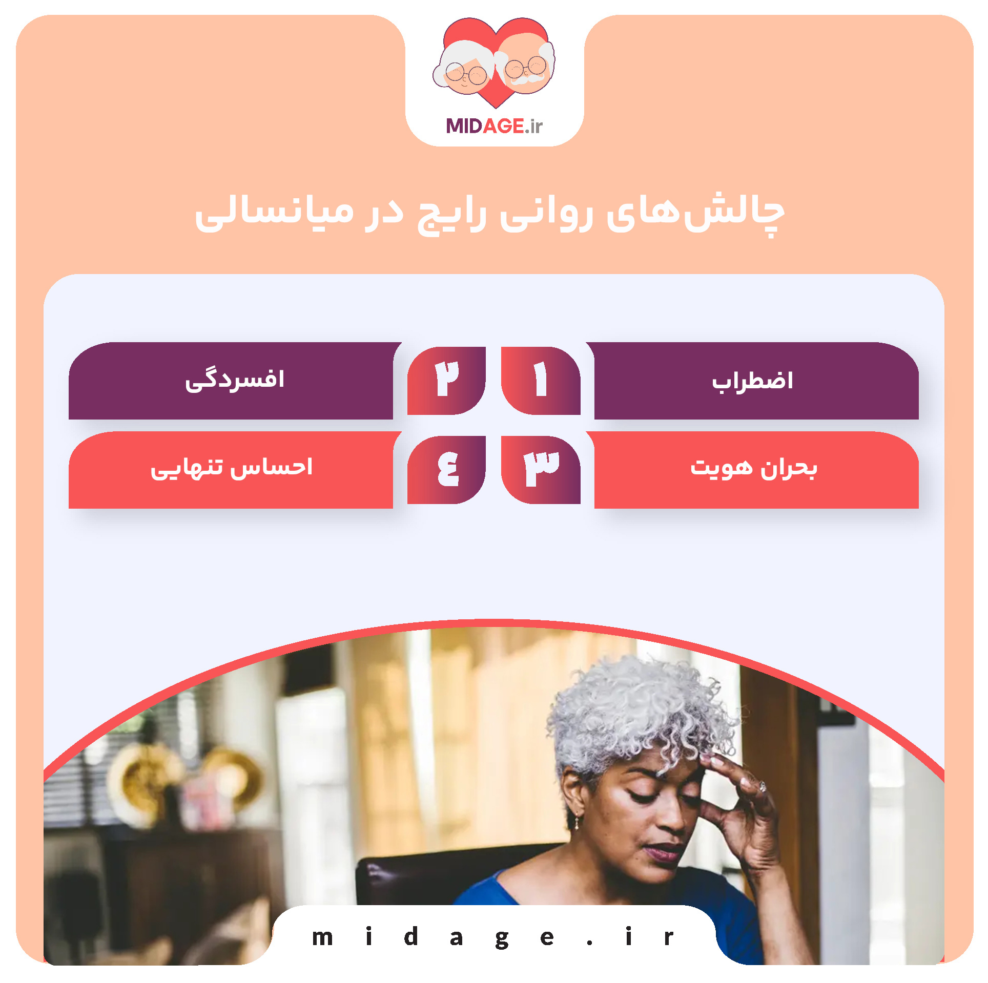 اثربخشی مداخلات روانشناختی در میانسالی: کلید بهبود کیفیت زندگی و سلامت روان