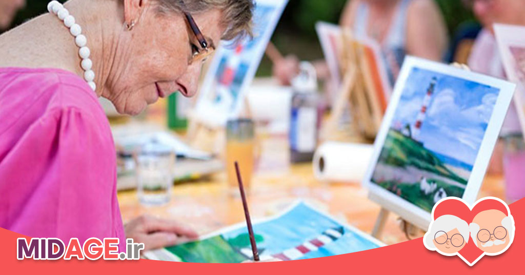 هنر درمانی در سالمندان+ 4 فایده مهم 