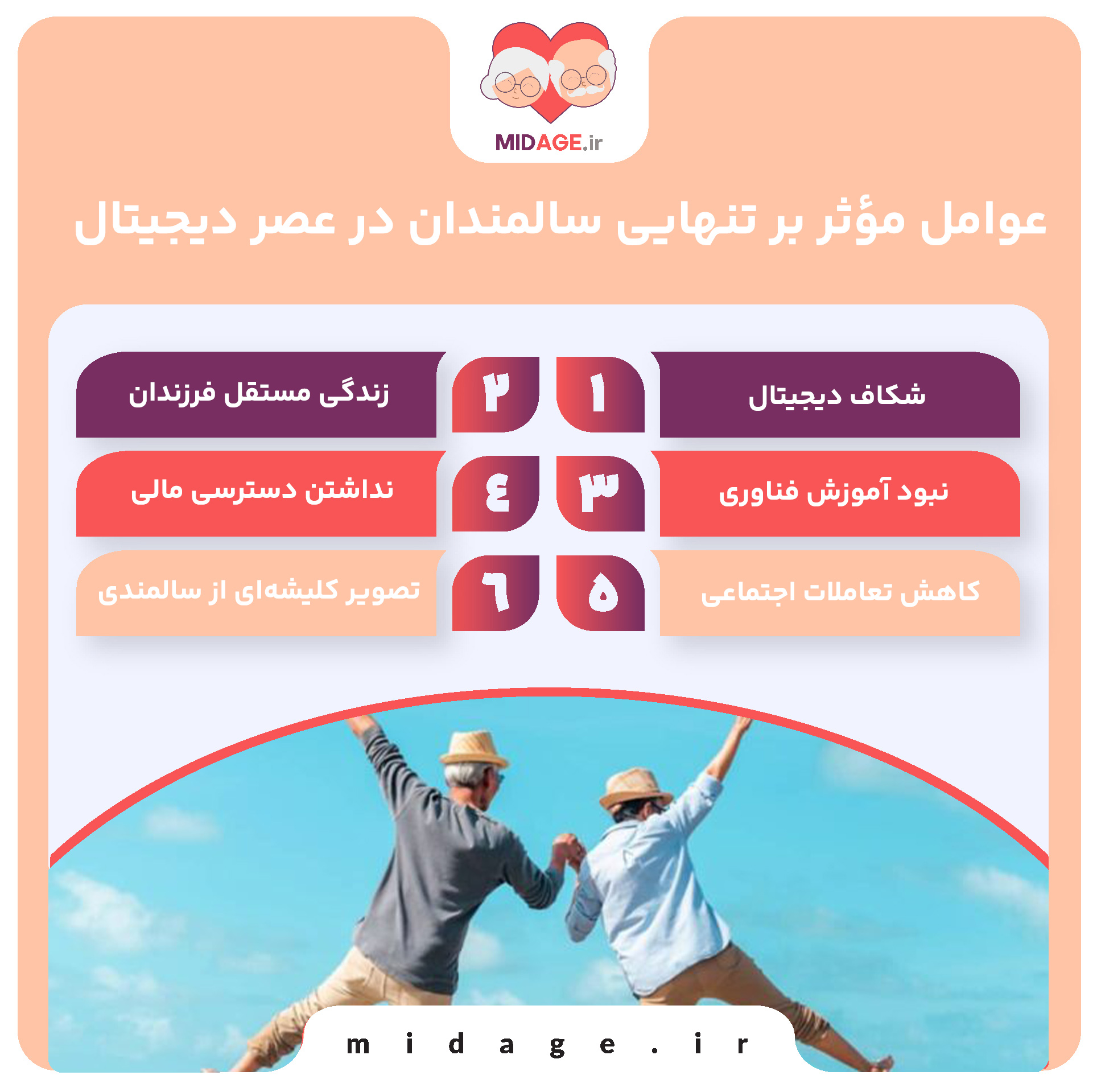 تنهایی سالمندان در عصر دیجیتال+ چرا در این عصر تنهاتر هستیم؟