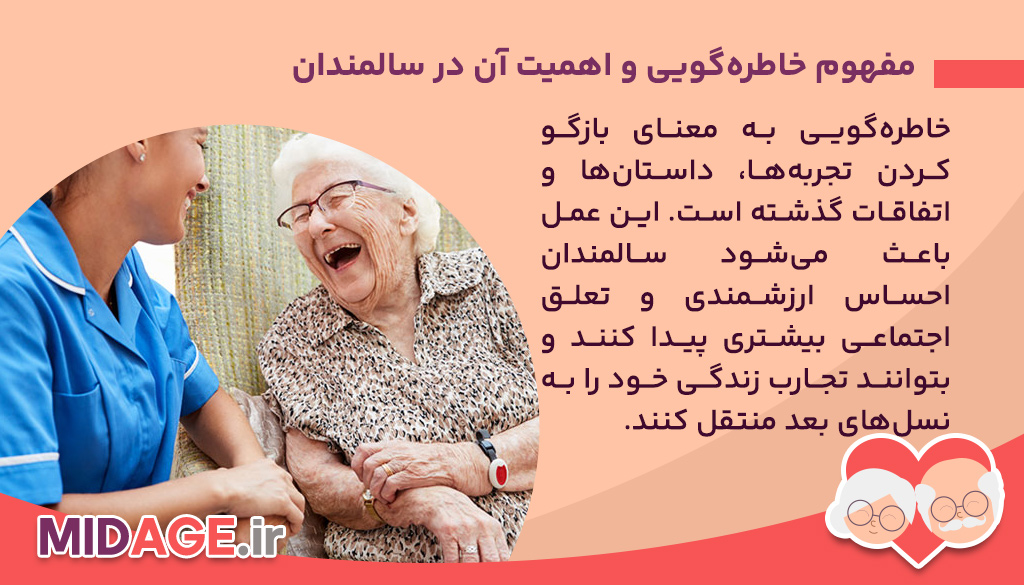 مفهوم خاطره‌گویی و اهمیت آن در سالمندان