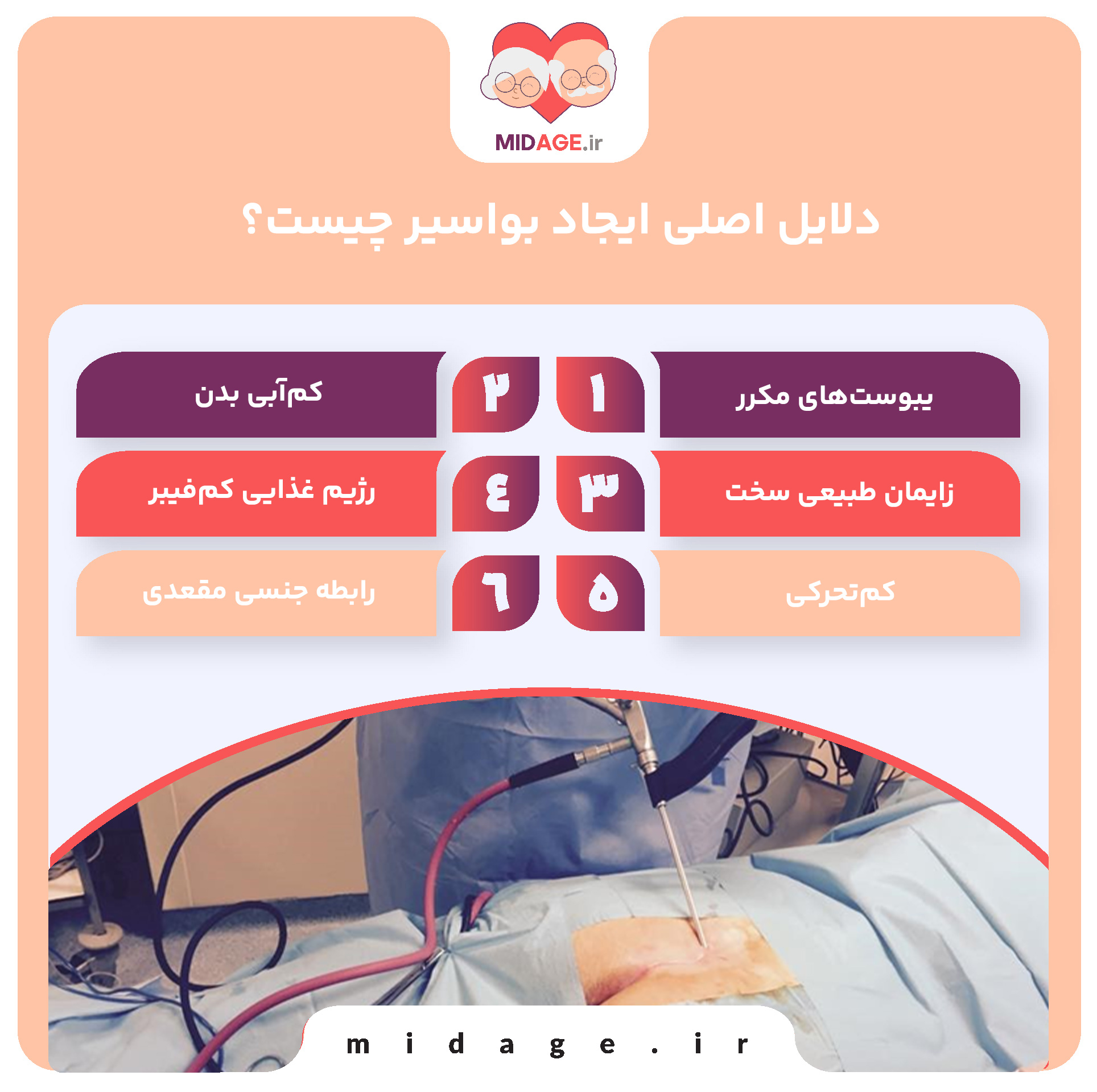 دلایل اصلی ایجاد بواسیر چیست؟