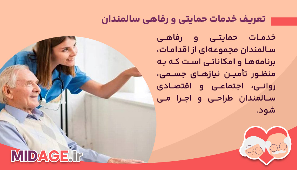 معرفی خدمات حمایتی و رفاهی سالمندان تعریف خدمات حمایتی و رفاهی سالمندان