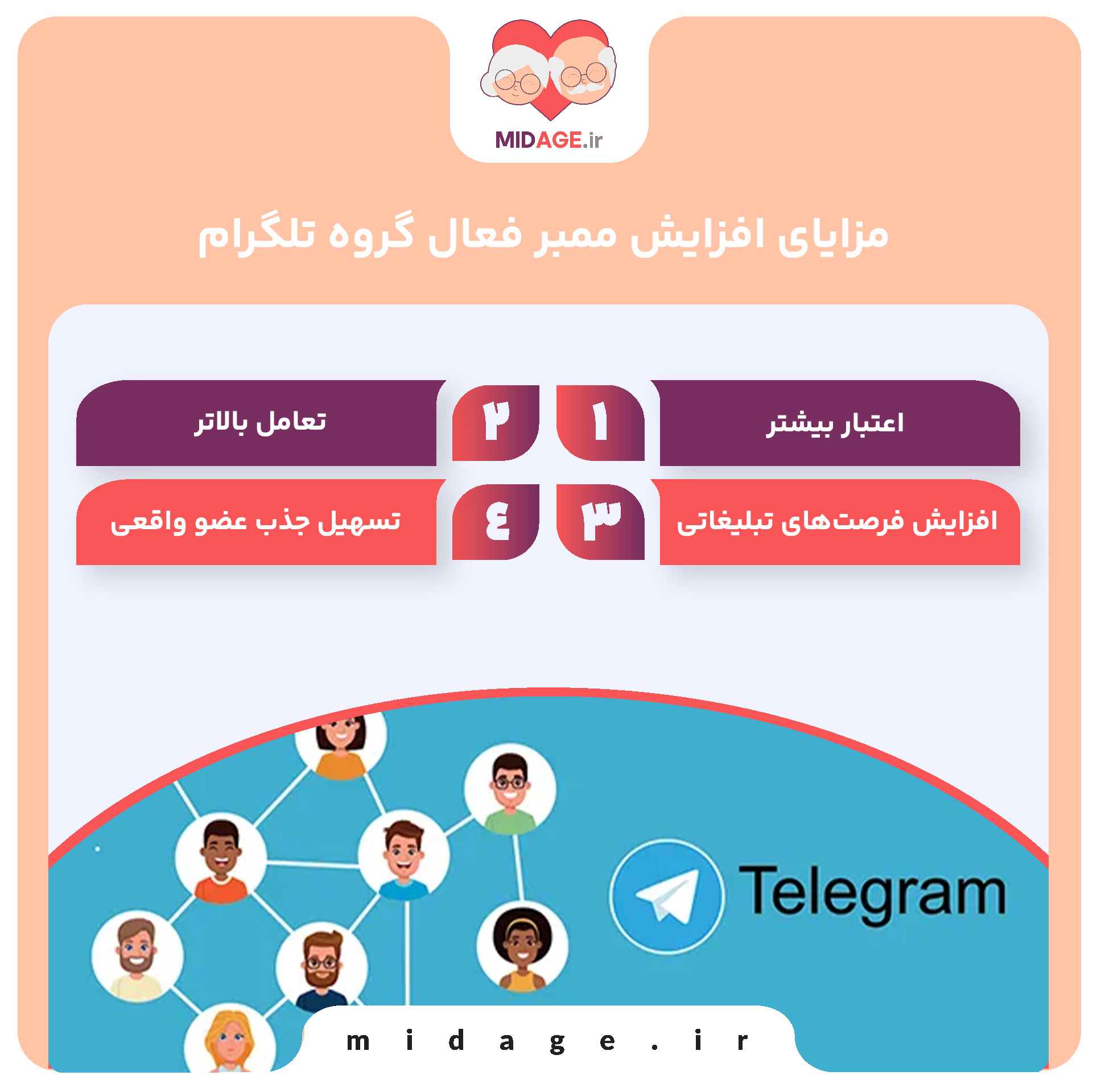 افزایش ممبر فعال گروه تلگرام