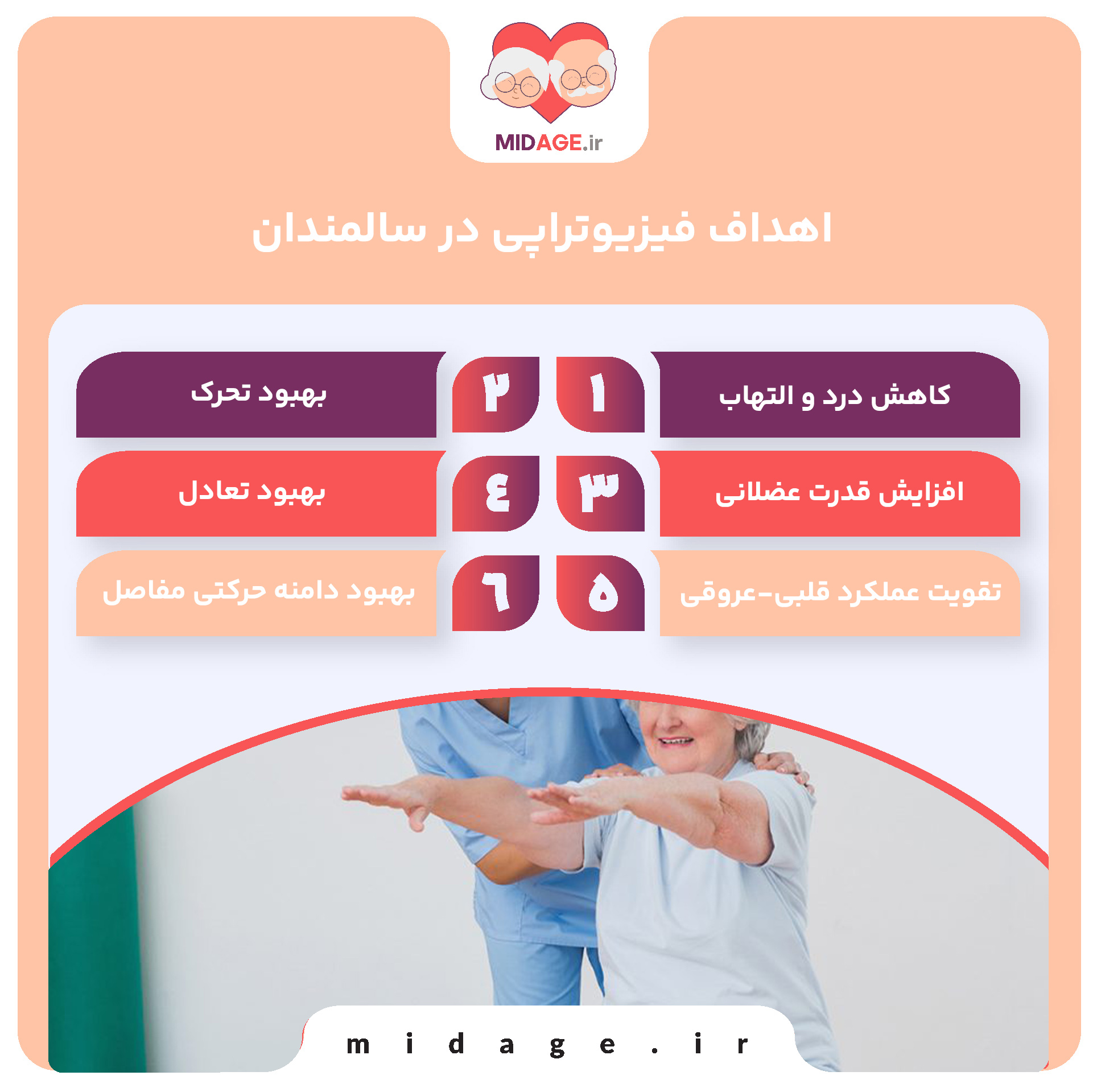 روش های نوین فیزیوتراپی در سالمندان اهداف فیزیوتراپی در سالمندان
