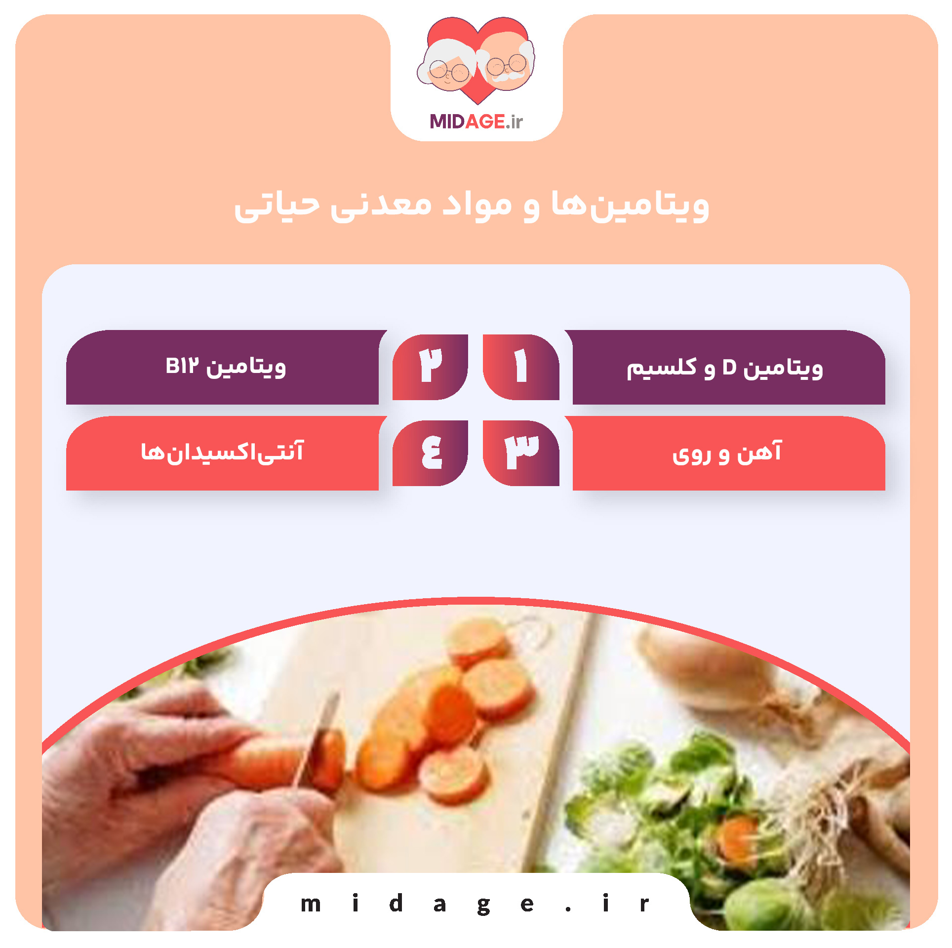 ویتامین‌ها و مواد معدنی حیاتی