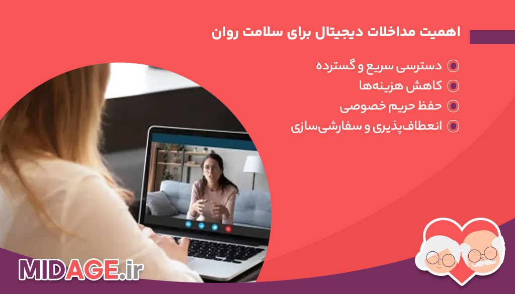 اهمیت مداخلات دیجیتال برای سلامت روان
