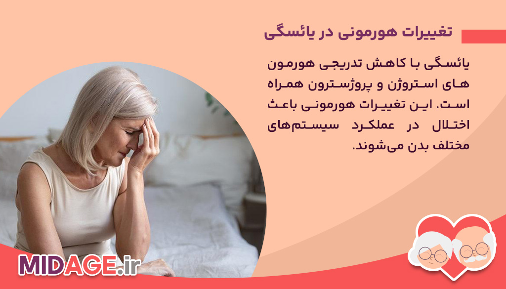 تغییرات هورمونی در یائسگی
