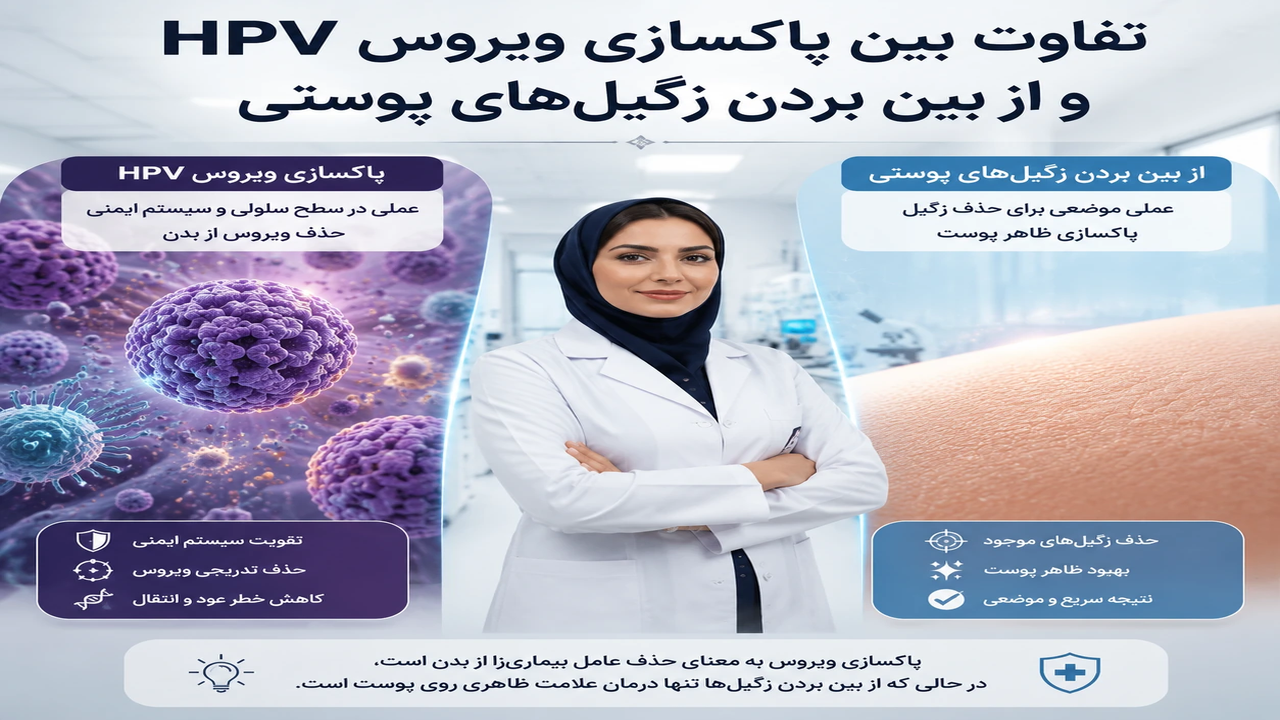 انقلاب دانشمندان ژاپنی در درمان زگیل تناسلی با قرص ahcc تفاوت بین پاکسازی ویروس HPV و از بین بردن زگیلهای پوستی